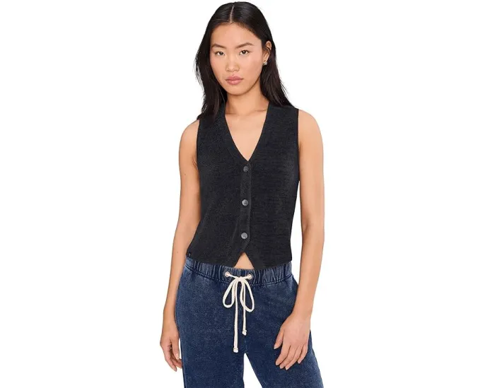 Жилет Barefoot Dreams CozyChic Ultra Lite на пуговицах