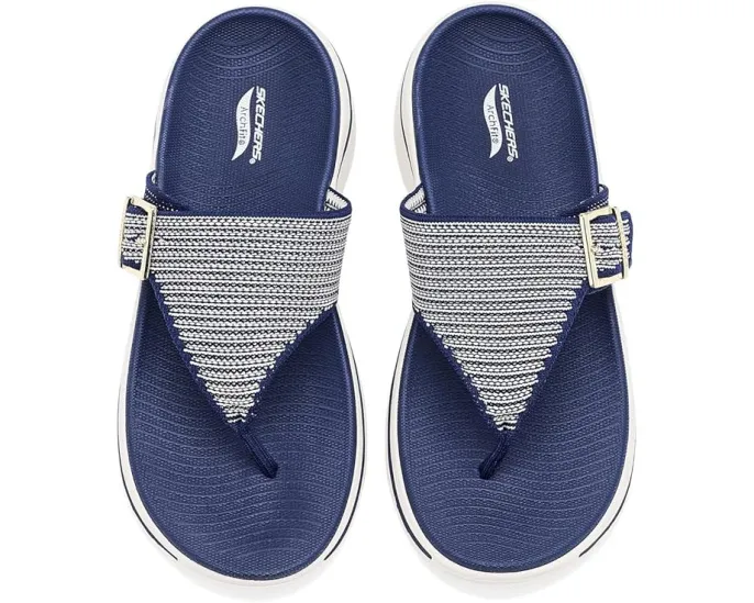 Сандалии SKECHERS GO Walk Arch Fit 2.0 Resort Day с блестками и клиньем