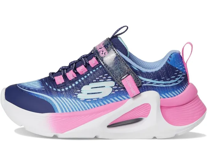 Детские кроссовки SKECHERS KIDS Tide Tech с омбре сеткой и липучкой