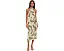 Платье-миди Rope-Print Georgette Halter Lauren Ralph Lauren с принтом канатов