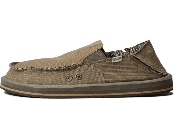Сандалии Sanuk Vagabond Sidewalk Surfer ST Hemp с верхом из смеси конопли и мягкой пеной Soft Top