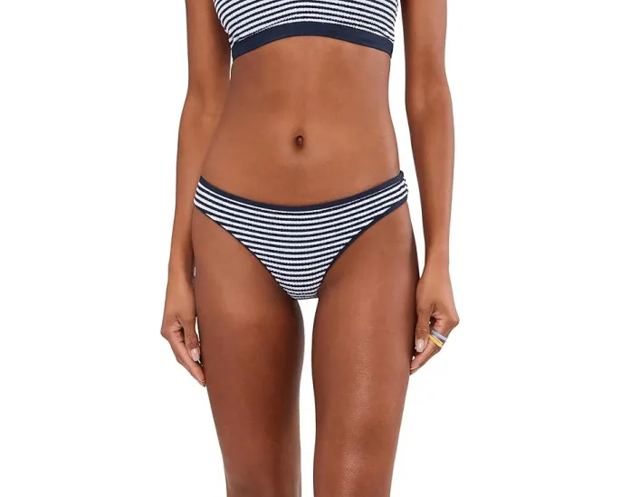 Шорты низкой посадки Seafolly Club House Hipster с контрастной окантовкой