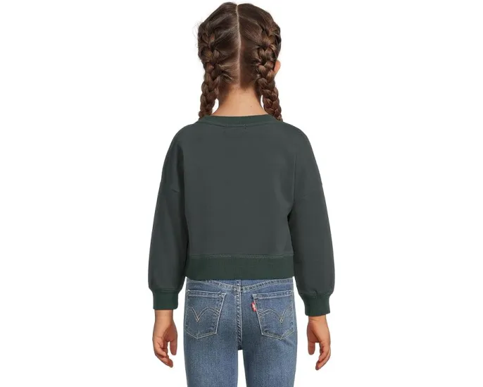 Кроп-толстовка Appaman Kids Lisa с вышитым цветком