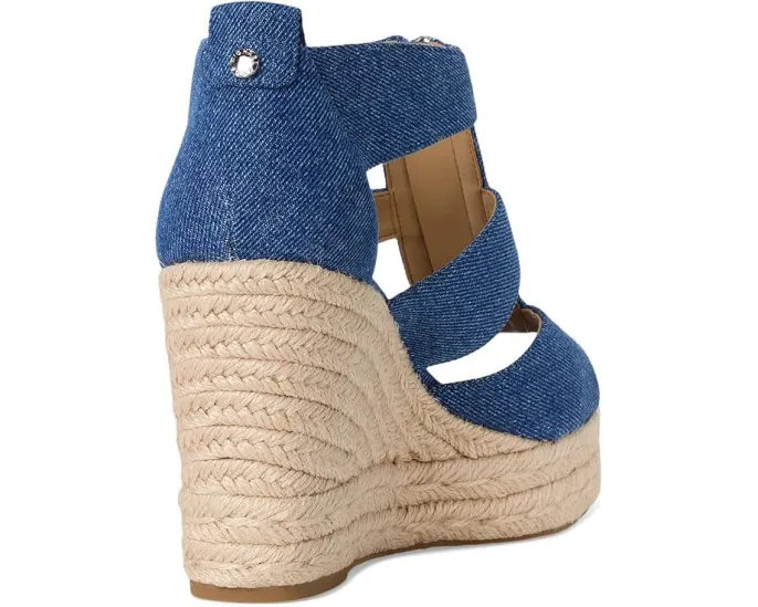 Сандалии Etta Wedge на танкетке с платформой из джута MICHAEL Michael Kors