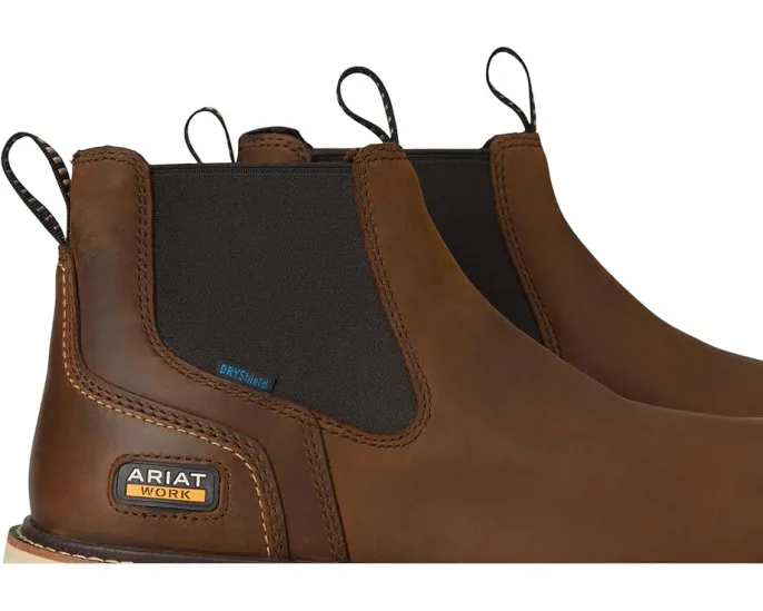Водонепроницаемые рабочие ботинки Ariat Rebar Wedge Chelsea без защитного носка