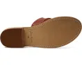 Плоские сандалии Jack Rogers с кожаным верхом и деревянным каблуком