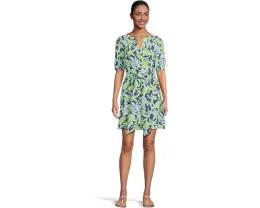 Платье Lilly Pulitzer Olivine с коротким рукавом из переработанного полиэстера