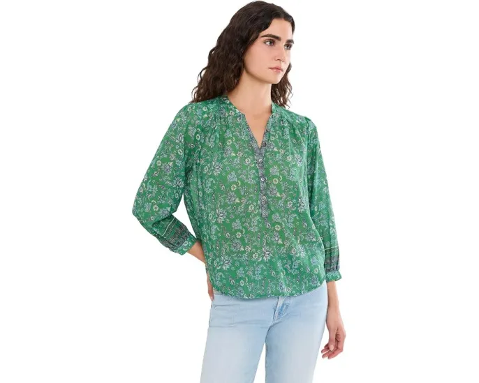 Блуза Katarina 3/4 Sleeve Popover от Michael Stars с рукавом 3/4