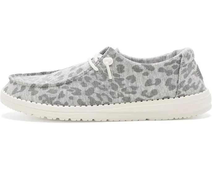 Hey Dude Wendy Stretch Jersey Leopard кеды с принтом