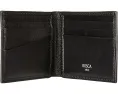 Маленький кошелек двойного сложения Bosca из итальянской кожи