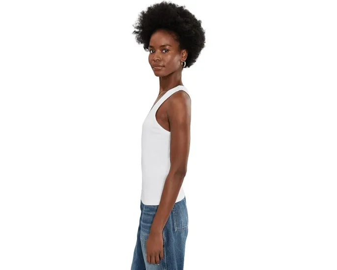 Michael Stars топ Ivara Racerback Black