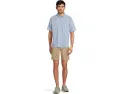 Рубашка L.L.Bean Comfort Stretch Performance в клетку с коротким рукавом и эластичной тканью