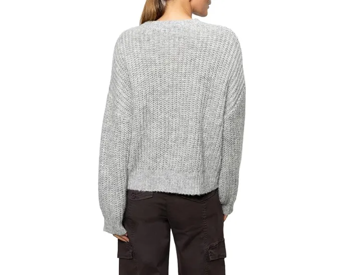 Свитер Sanctuary с объемными рукавами из легкого ворсистого трикотажа