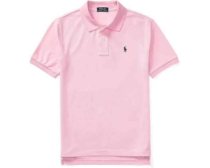 Polo Ralph Lauren Kids Поло из хлопковой сетки для детей постарше