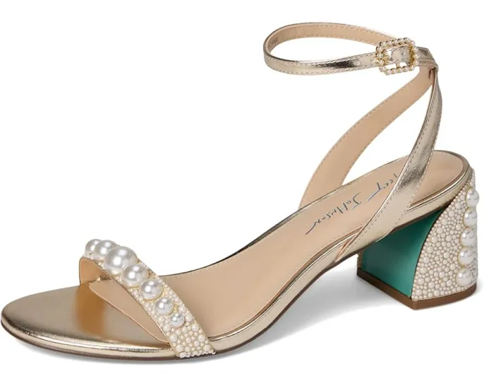 Босоножки Tina на платформе от Blue by Betsey Johnson с жемчужным декором