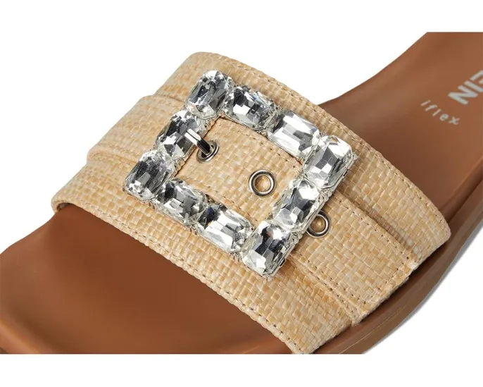 Anne Klein балетки Capara с кристальной пряжкой и технологией iFlex