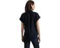 Пиджачная рубашка Petite Linen с коротким рукавом от Lauren Ralph Lauren