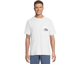Футболка Vineyard Vines 2025 Graduation Whale с коротким рукавом и принтом
