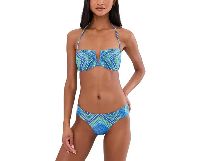 Топ-бандо Brinley Shirred от BECCA с полосками для загара