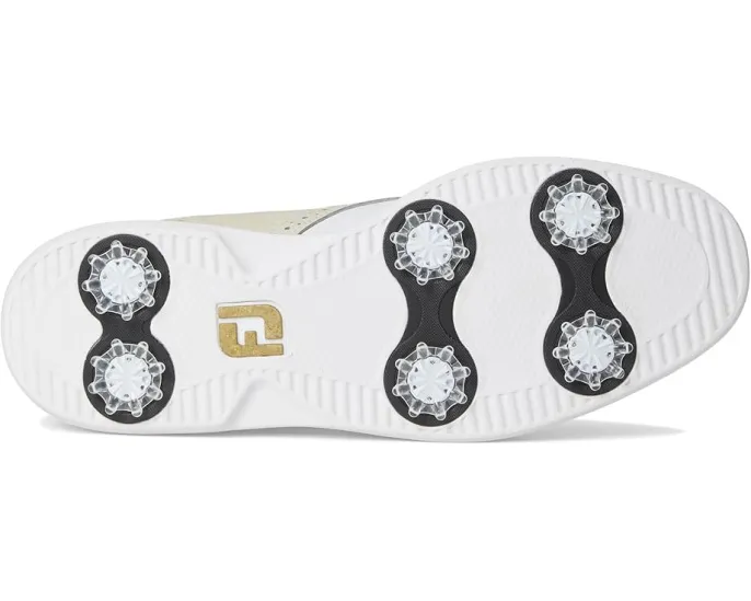 Гольф обувь FootJoy Traditions с водонепроницаемой конструкцией и шипами