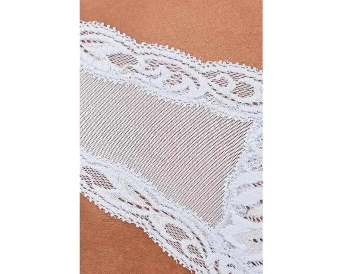 Стринги Natori Feathers Hipster из кружева и сетки с хлопковой ластовицей