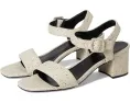 Сандалии Tory Burch Double T City на удобном каблуке 55 мм с хлопковым верхом