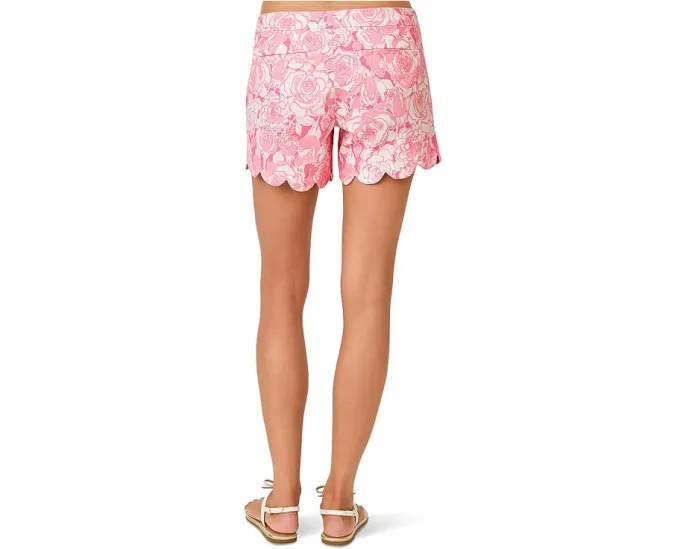 Шорты Buttercup Stretch с фигурным подолом и принтом Lilly Pulitzer