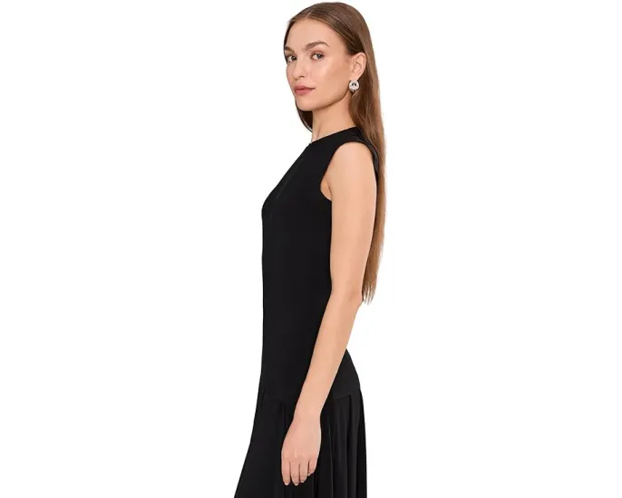 Безрукавный топ Norma Kamali с круглым вырезом для многослойности