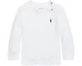 Футболка Cotton Jersey с длинным рукавом от Polo Ralph Lauren для малышей