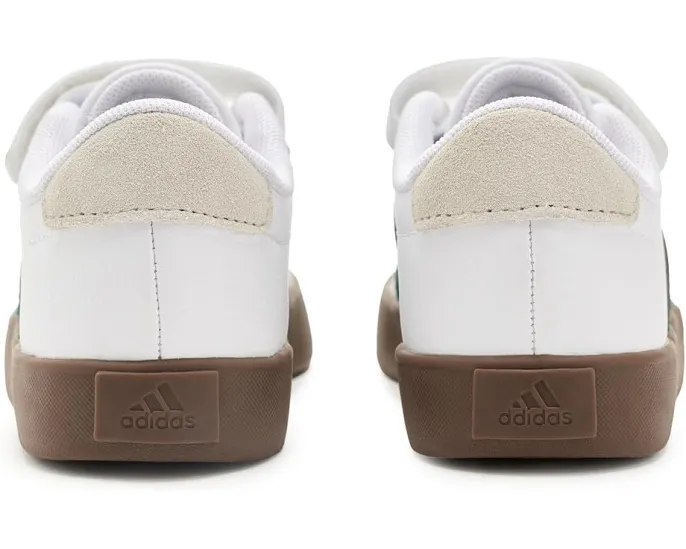 Кеды Adidas VL Court 3.0 на шнурках с липучкой для детей