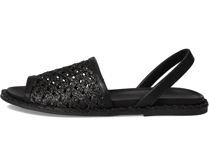 Плоские босоножки Saavi с ремешком через пятку и блестящим декором