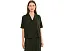 Рубашка Eileen Fisher Woven Plisse с отложным воротником Зеленая