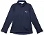 Кофта PUMA Golf Kids 1/4 Zip с воротником стойкой и регланными рукавами