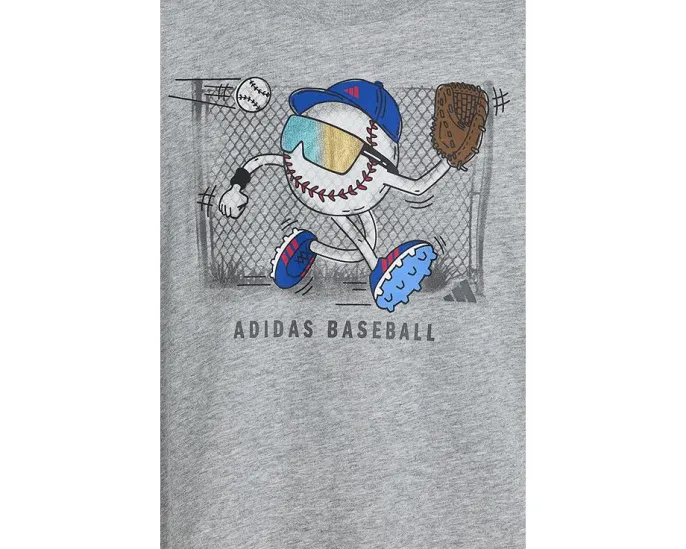 Футболка adidas Kids Stunner Outfield из смесовой ткани с принтом