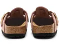 Клоги Birkenstock Boston Big Buckle из нубука с пробковой стелькой