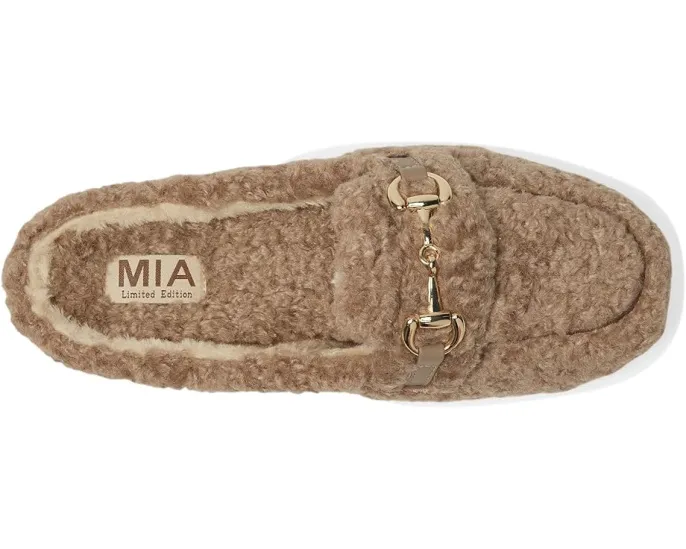 Тапочки MIA MLE-Cocoa с искусственным мехом и анатомической стелькой