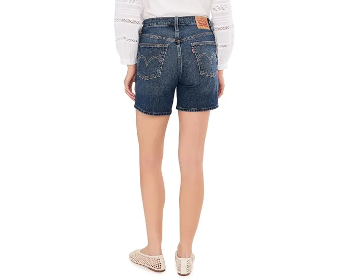 Шорты 501 Mid Thigh с прямым кроем и пятью карманами Levi's® Womens