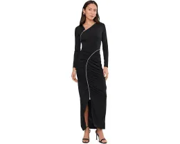 Платье AllSaints Elsie с молнией и асимметричным вырезом