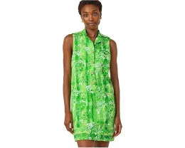 Платье-трапеция Zorella от Lilly Pulitzer с карманами и погонами