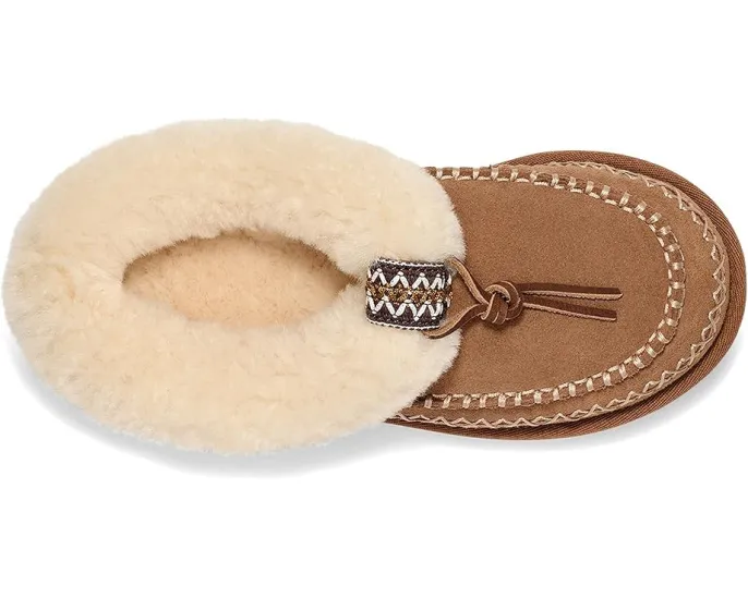 Тапочки UGG Tasman Alpine с воротником из овчины