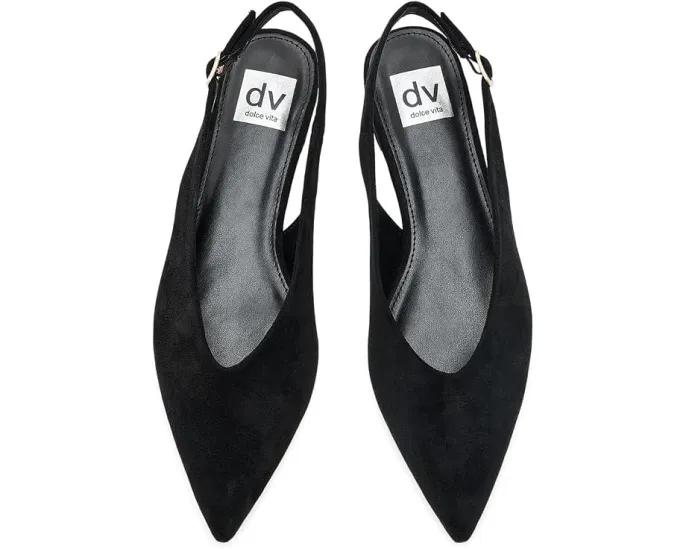 DV Dolce Vita туфли Empress остроносые на низком каблуке из замши