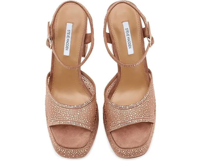 Босоножки Steve Madden Liandra на платформе с квадратным носком и регулируемым ремнем