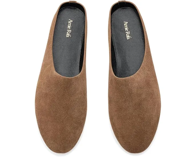 Ами Рафа замшевые мюли Blade Suede с округлым носком