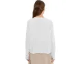 Кардиган Eileen Fisher с V-образным вырезом из органического льна и хлопка