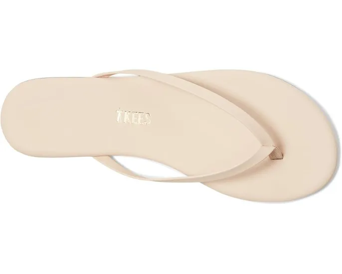 Сланцы TKEES Foundations Matte из натуральной кожи с перемычкой между пальцев