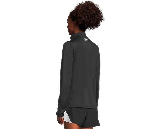 Under Armour футболка Tech 1/2 Zip Solid с воротником и длинными рукавами