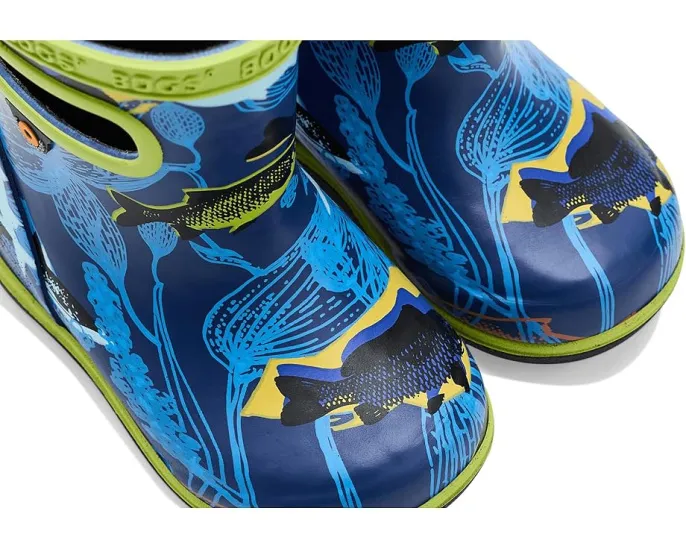 Детские сапоги Bogs Kids Skipper II Fish с принтом рыбок