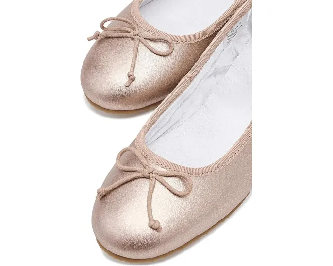 Балетки Alia для детей от L'Amour Shoes с бантом и резиновой подошвой