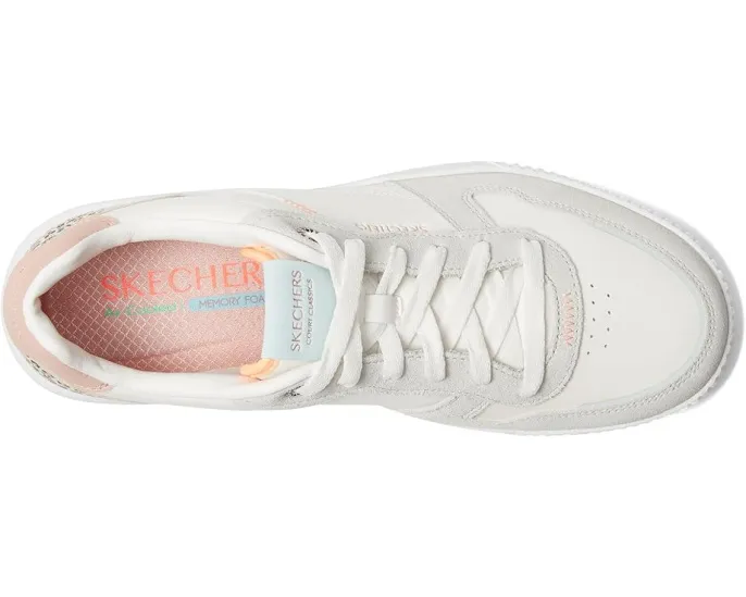 Кроссовки Skechers Court Classics Jade Feline Instinct с леопардовым принтом