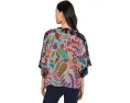 Блуза-кардиган Johnny Was Flow Shrug Silvana из шелка с цветочным принтом
